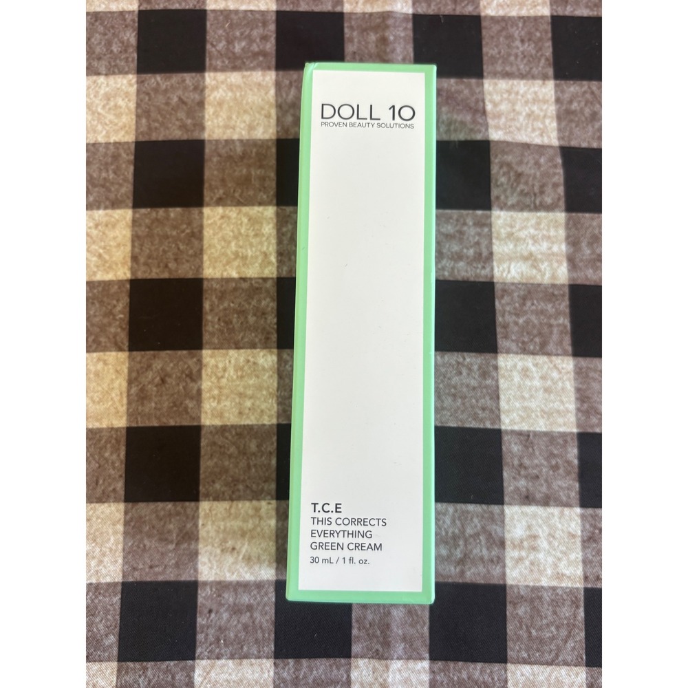 Doll 10 T.C.E This Corrects Everything‎ Green Cream Color Corrector 1oz NIB